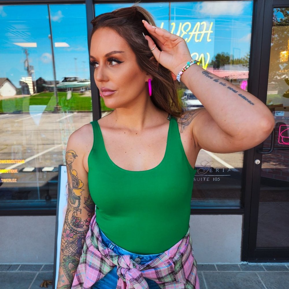 Kelly Green Bodysuit